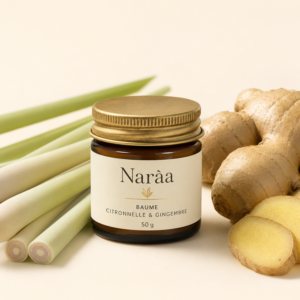 Baume de Massage Citronnelle & Gingembre