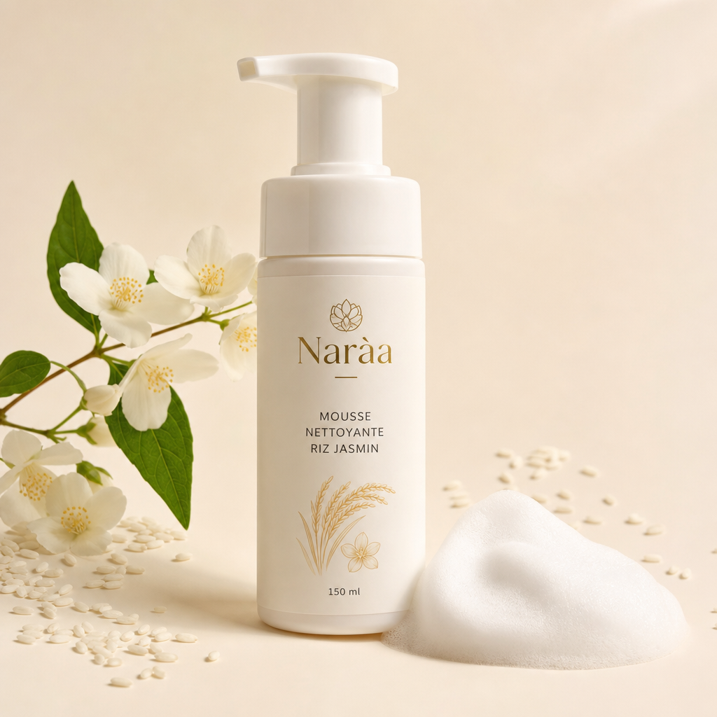 Mousse Nettoyante au Riz Jasmin
